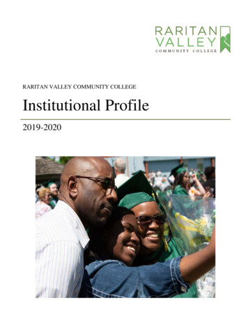 RARITAN VALLEY COMMUNITY COLLEGE Institutional Profile