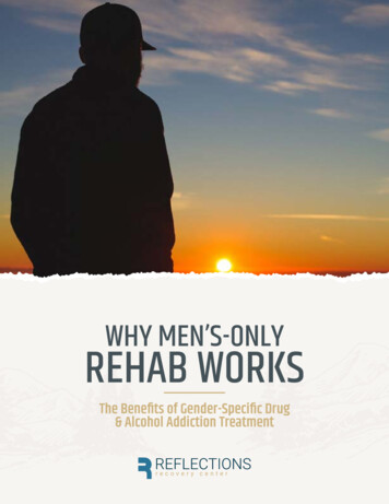 WHY MEN'S-ONLY REHAB WORKS - Reflections Recovery Center