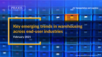 Key Emerging Trends In Warehousing Across End-user Industries
