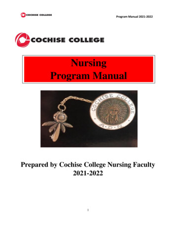 Nursing Program Manual - Cochise College