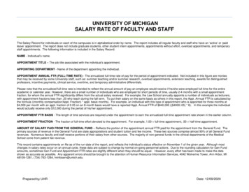 University Of Michigan Salary Rate Of Faculty And Staff