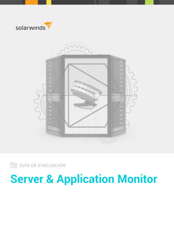 GUÍA DE EVALUACIÓN Server & Application Monitor - CREASOFT