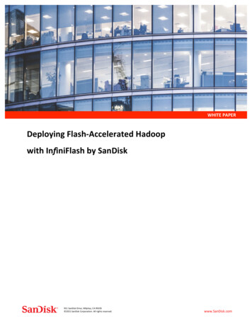 SanDisk InfiniFlash With Hadoop White Paper - Fierce Software