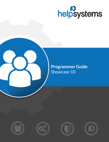 Programmer Guide Showcase 10
