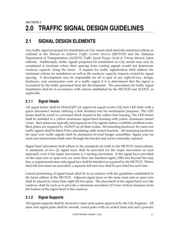 SECTION 2 2.0 TRAFFIC SIGNAL DESIGN GUIDELINES - Auburn, Alabama