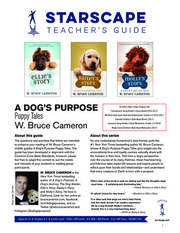 A DOG'S PURPOSE Puppy Tales W. Bruce Cameron - Scholastic