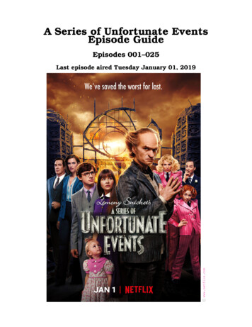A Series Of Unfortunate Events Episode Guide