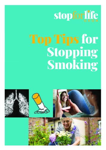 Top Tips For Stopping Smoking - Stop For Life Oxon