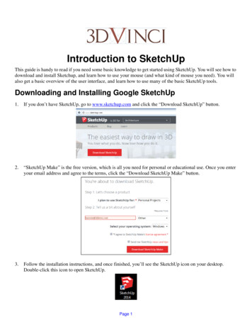  Ing And Installing Google SketchUp - MS. MCDADE