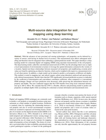 Multi-source Data Integration For Soil Mapping Using Deep Learning