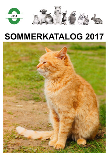 SOMMERKATALOG 2017 - Jan F Andersen