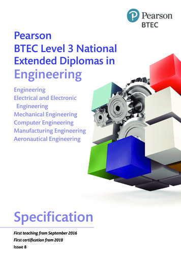 Specification - Pearson BTEC Level 3 National Extended Diploma In .