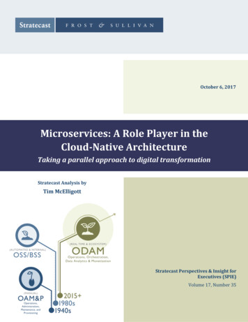 Microservices: A Role Player In The Cloud-Native Architecture