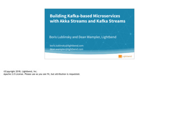 Building Kafka-based Microservices With Akka Streams And . - O'Reilly