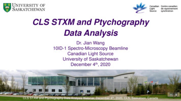 CLS STXM And Ptychography Data Analysis - Sm.lightsource.ca