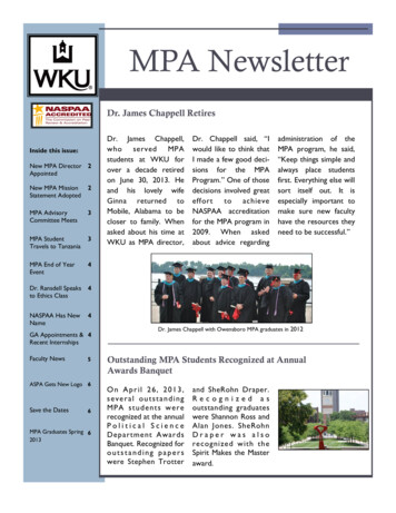 MPA Newsletter - Western Kentucky University