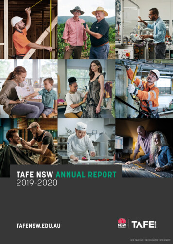 TAFE NSW Annual Report 2019- 20 I