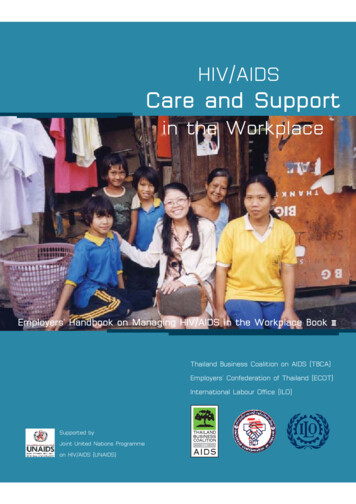 HIV/AIDS Care And Support In The Workplace