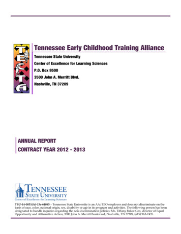 Tennessee Early Childhood Training Alliance