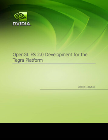 OpenGL ES 2.0 Development For The Tegra Platform - Nvidia