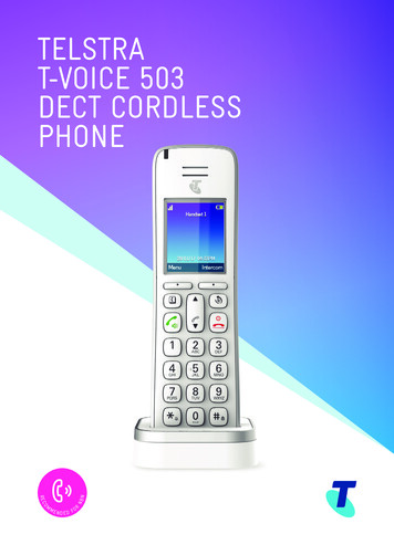 Telstra T-voice 503 Dect Cordless Phone