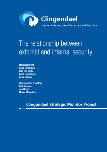 The Relationship Between External And Internal Security