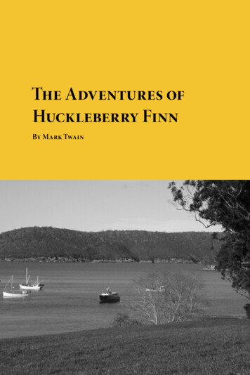 The Adventures Of Huckleberry Finn - Internet Archive