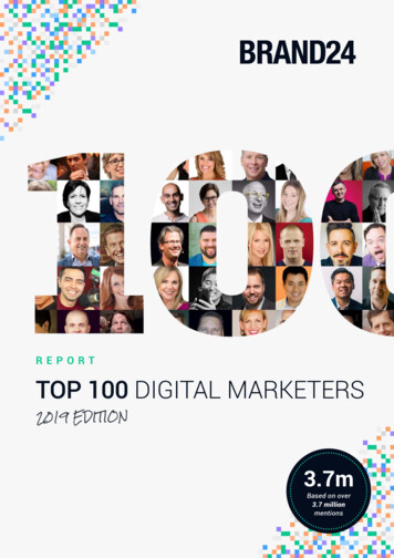 Report Top 100 Digital Marketers