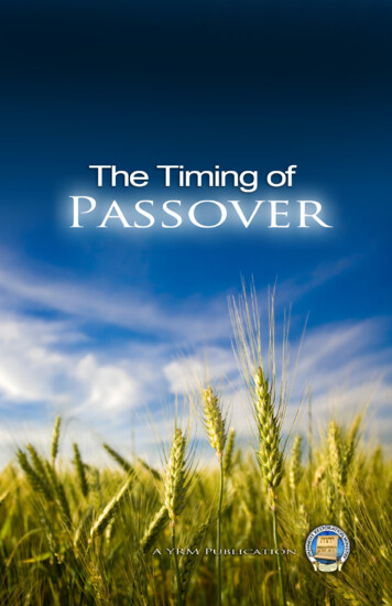 Because The First Biblical Month Is Established At Passover,