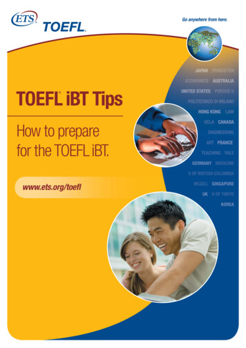 TOEFL IBT Tips - Uni-paderborn.de
