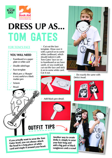 DRESS UP AS Tom Gates - World Book Day