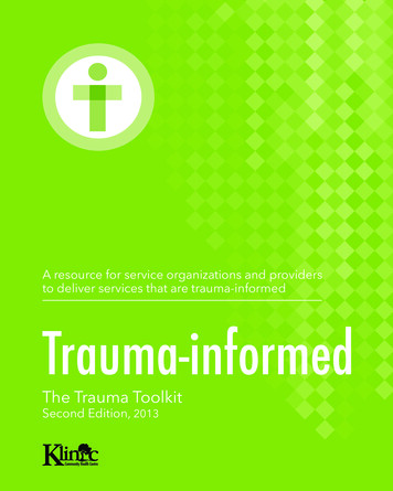 Trauma-informed