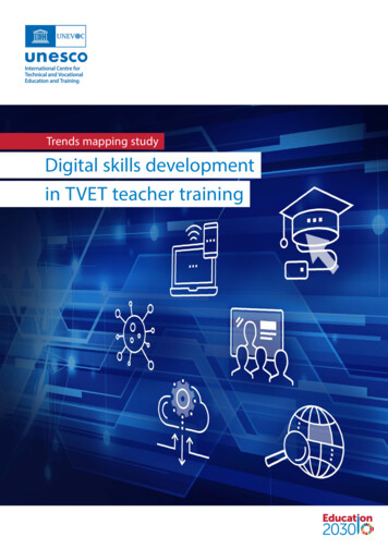 Trends Mapping Study Digital Skills Development In TVET Teacher Training