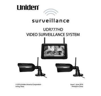 Udr777hd Video Surveillance System