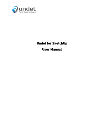 Undet For SketchUp User Manual - η επίσημη σελίδα
