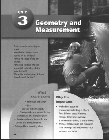 Unit 03 Geometry And Measurement - Mr. Novakovich's Class