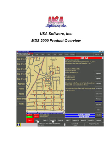 USA Software, Inc. MDS 2000 Product Overview