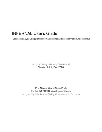 INFERNAL User's Guide - Eddy Lab