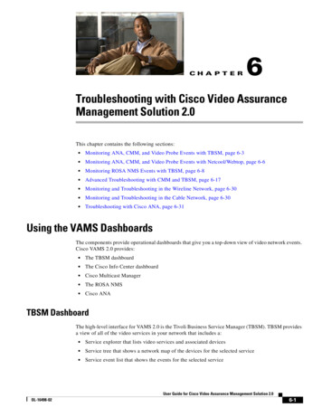 Troubleshooting With Cisco Video Assurance Management Solution 2
