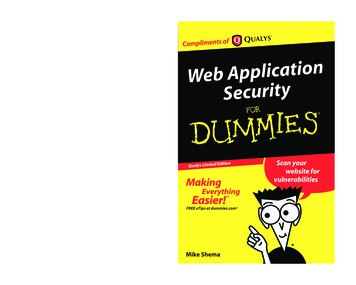 Web Application Security For Dummies