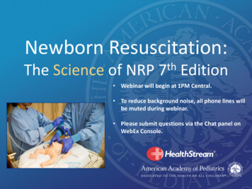 Newborn Resuscitation: The Science Of NRP 7th Edition - CPS