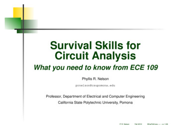 Survival Skills For Circuit Analysis - CPP
