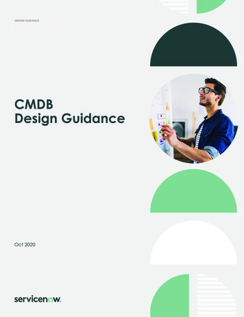 CMDB Design Guidance - Servicenow.de