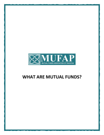 What Are Mutual Funds? - MUFAP