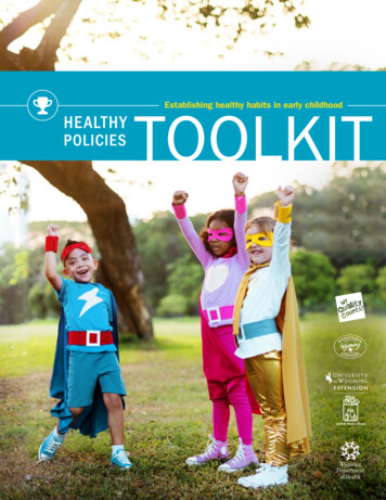 Healthy Policies Toolkit