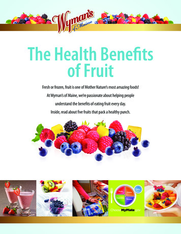 The Health Benefits Of Fruit - Food And Wellness Group