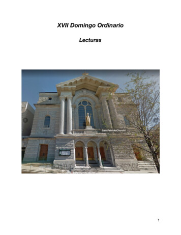 XVII Domingo Ordinario - Lecturas - Saint Patrick Church