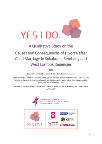 A Qualitative Study On The Causes And Consequences Of Divorce After .