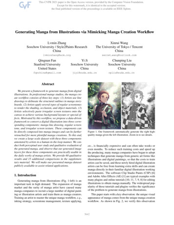 Generating Manga From Illustrations Via Mimicking Manga Creation Workflow
