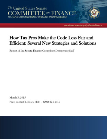 How Tax Pros Make The Code Less Fair And Efficient
